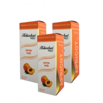 Kayısı Yağı 20 Ml 3 Adet