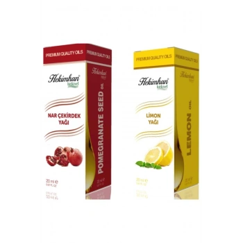 Nar Çekirdek Yağı 20 ml ve Limon Yağı 20 ml