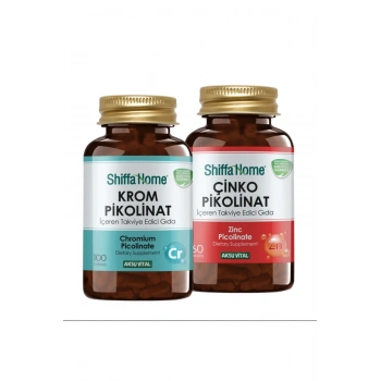 Krom Pikolinat Ve Çinko Pikolinat Set