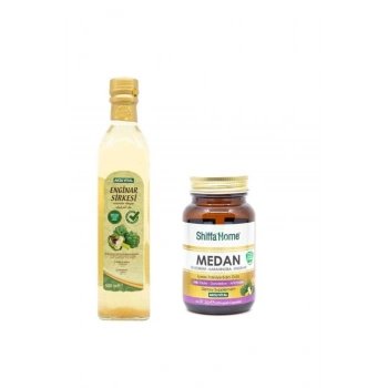 Enginar Sirkesi 500 ml + Medan Kapsülü