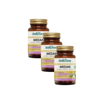 Shiffa Home 3 Adet Medan Kapsül 60 Kapsül X 620mg