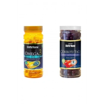 Omega-3 1000 Mg 100 Softjel & Çörek Otu Yağı 1000 Mg 100 Kapsül