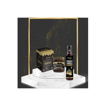 Bal Polen Arı Sütü Propolis 240 gr Propolisli Zencefilli Keçiboynuzu Özü 350 gr