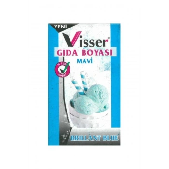 Visser Toz Gıda Boyası 9 gram Mavi
