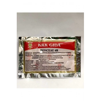 Renklendirici Kırmızı (PONCEAU 4R) ( E 124) (9 GR) (KIRMIZI GIDA BOYASI)