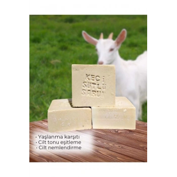 Keçi Sütü Sabun Doğal El Yapımı 3 Adet