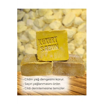 Kükürt Sabunu Cilt Temizliği 3 adet