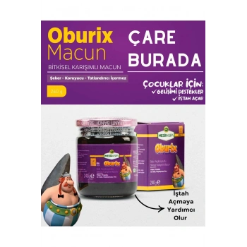 Oburix Bitkisel Macun Çocuklar İçin İştah Açıcı