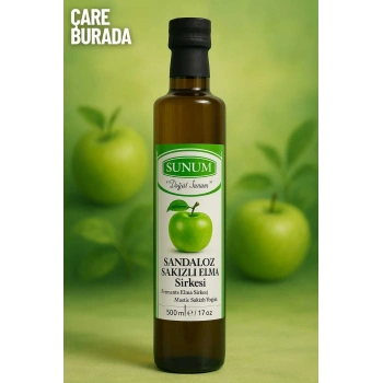 Sandaloz Sakızlı Elma Sirkesi