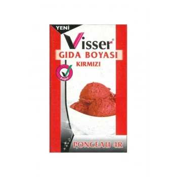 Visser Toz Gıda Boyası 9 Gram - Kırmızı