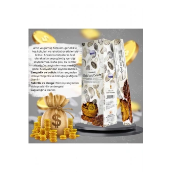 Gold and Silver Zenginlik Tütsüsü 20 Çubuk