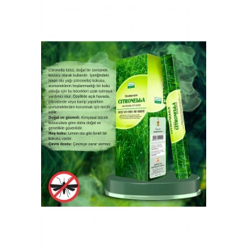 Citronella Sivrisinek Tütsüsü 20 Çubuk
