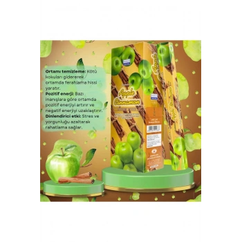 Elma ve Tarçın Kötü Koku Tütsüsü 20 Çubuk