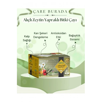 Alıçlı Zeytin Yapraklı Bitki Çayı 40 Poşet
