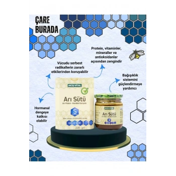 Arı sütü arı poleni ham bal karışımı (yetişkin) 18.000 mg