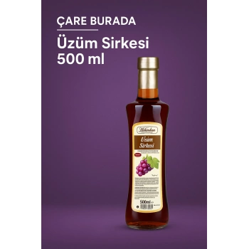 Hekimhan Üzüm Sirkesi 500 ml (KATKISIZ)