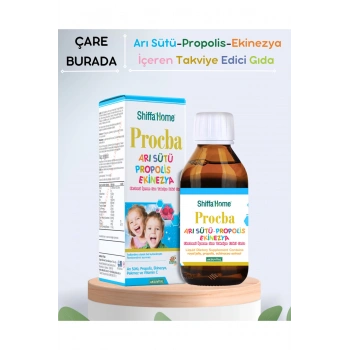 Procba - Arı Sütü, Propolis, Ekinezya İçeren Takviye Edici Gıda