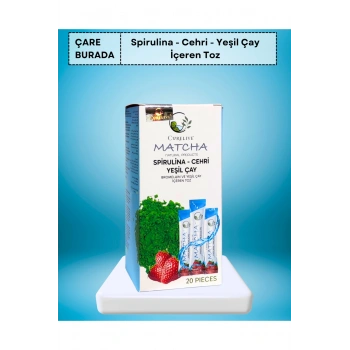 Matcha (Spirulina, Bromelain, Cehri, Yeşilçay)