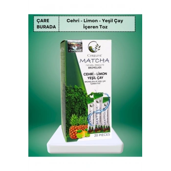 Matcha (Cehri, Limon, Yeşilçay)