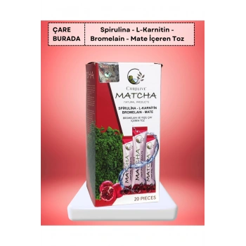 Matcha (Spirulina, L-Karnitin, Mate, Bromelain)