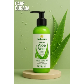 Yatıştırıcı & Nemlendirici Etkili Aloe Vera Jeli 200 ml
