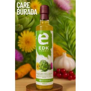 Enginar & Devedikeni & Karahindiba Sirkesi 500 ml (Biberiye, Karabaş Otu, Yaban Mersini)