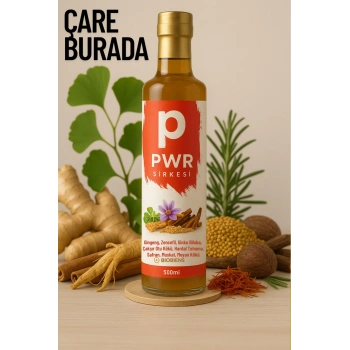 Ginseng & Meyan Kökü & Safran Sirkesi 500 ml (Muskat, Çakşır Otu Kökü, Ginko Biloba)