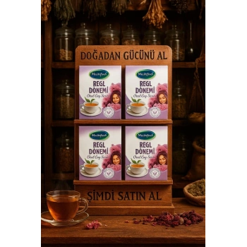 Regl Dönemi Çayı 40lı Süzen Poşet (4 Adet)