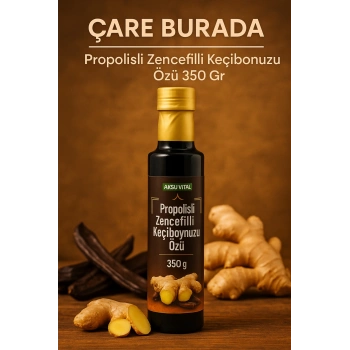 Propolisli Zencefilli Keçiboynuzu Özü 350 Gr