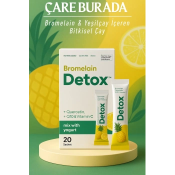 Bromelain Detox 20x8 Gr (Quercetin, Q10 & Vitamin C)