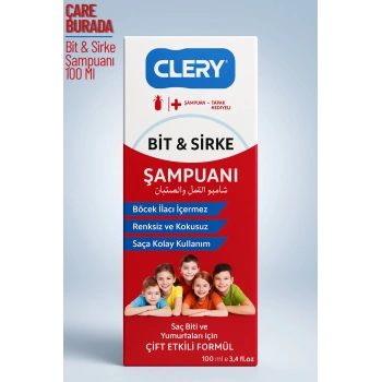 Clemy - Bit & Sirke Şampuanı 100 Ml (Tarak Hediyeli)