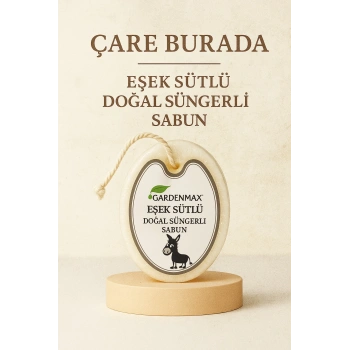 Gardenmax - Eşek Sütlü Doğal Süngerli Sabun