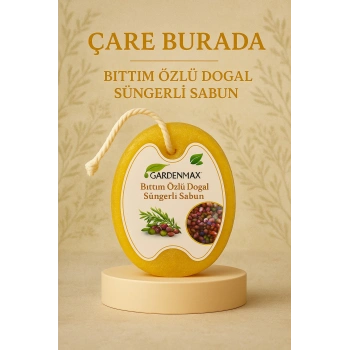 Gardenmax - Bıttım Özlü Doğal Süngerli Sabun