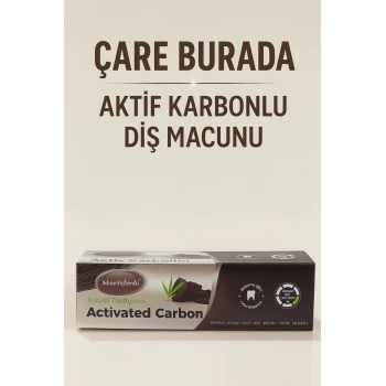 Mecitefendi - Aktif Karbonlu Doğal Diş Macunu 75 Ml (Ekstra Beyazlık)