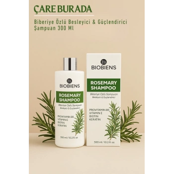 Biobiens - Biberiye Özlü Besleyici & Güçlendirici Şampuan 300 Ml (Biotin & Keratin)