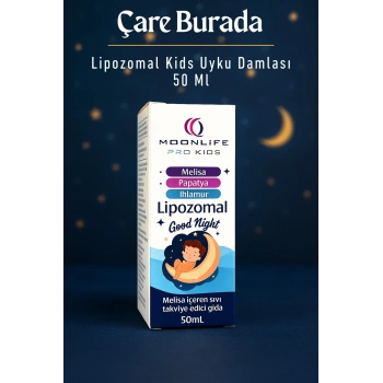 Moonlife - Lipozomal Kids Uyku Damlası 50 Ml (Melisa & Papatya & Ihlamur)