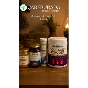 Eklemlere Özgürlük Seti Kuyruk Yağı,, Glucozamin,Magnezyum Sitrat, Collagen