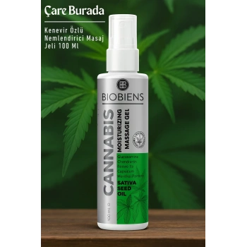 Biobiens - Kenevir Özlü Nemlendirici Masaj Jeli 100 Ml