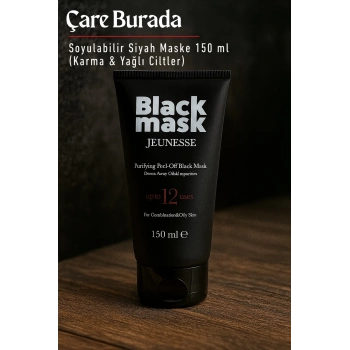 Jeunesse - Soyulabilir Siyah Maske 150 Ml (Karma & Yağlı Ciltler)