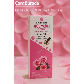 Biobiens - Gül Yağlı Serum 100 Ml (Saç & Yüz & Vücut)