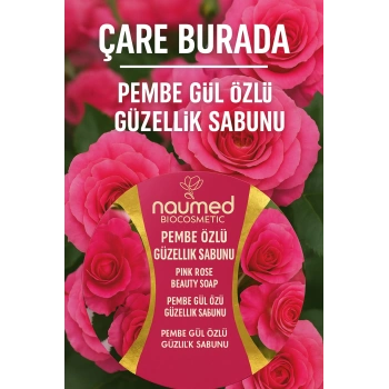 Naumed Biocosmetic - Pembe Gül Özlü Güzellik Sabunu