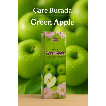 Darshan Incense - Green Apple 20li Çubuk Tütsü