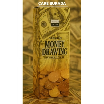 Darshan Incense - Money Drawing 20li Çubuk Tütsü (Bereket & Bolluk)