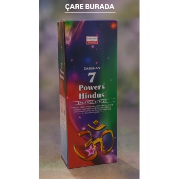 Darshan Incense - 7 Powers Hindus 20li Çubuk Tütsü