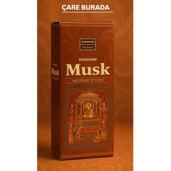 Darshan Incense - Musk 20li Çubuk Tütsü