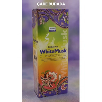 Darshan Incense - White Musk 20li Çubuk Tütsü (Beyaz Misk)