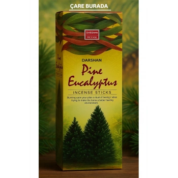 Darshan Incense - Pine Eucalyptus 20li Çubuk Tütsü (Çam & Okaliptüs)