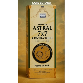 Darshan Incense - Astral 7×7 20li Çubuk Tütsü (Kötü Enerjilere Karşı)