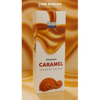 Darshan Incense - Karamel 20li Çubuk Tütsü (İştah Açıcı & Mutluluk)