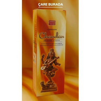Darshan Incense - Chandan 20li Çubuk Tütsü (Spritüel Deneyim & Maneviyat & Odaklanma)